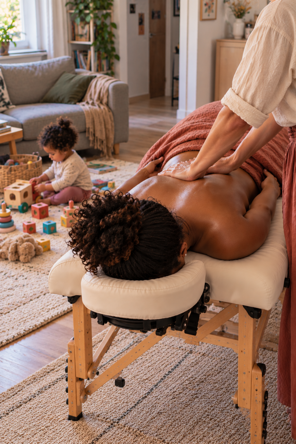 Quand recevoir un massage postnatal ?